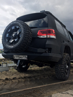 Toyota Land Cruiser 200 с прицепом