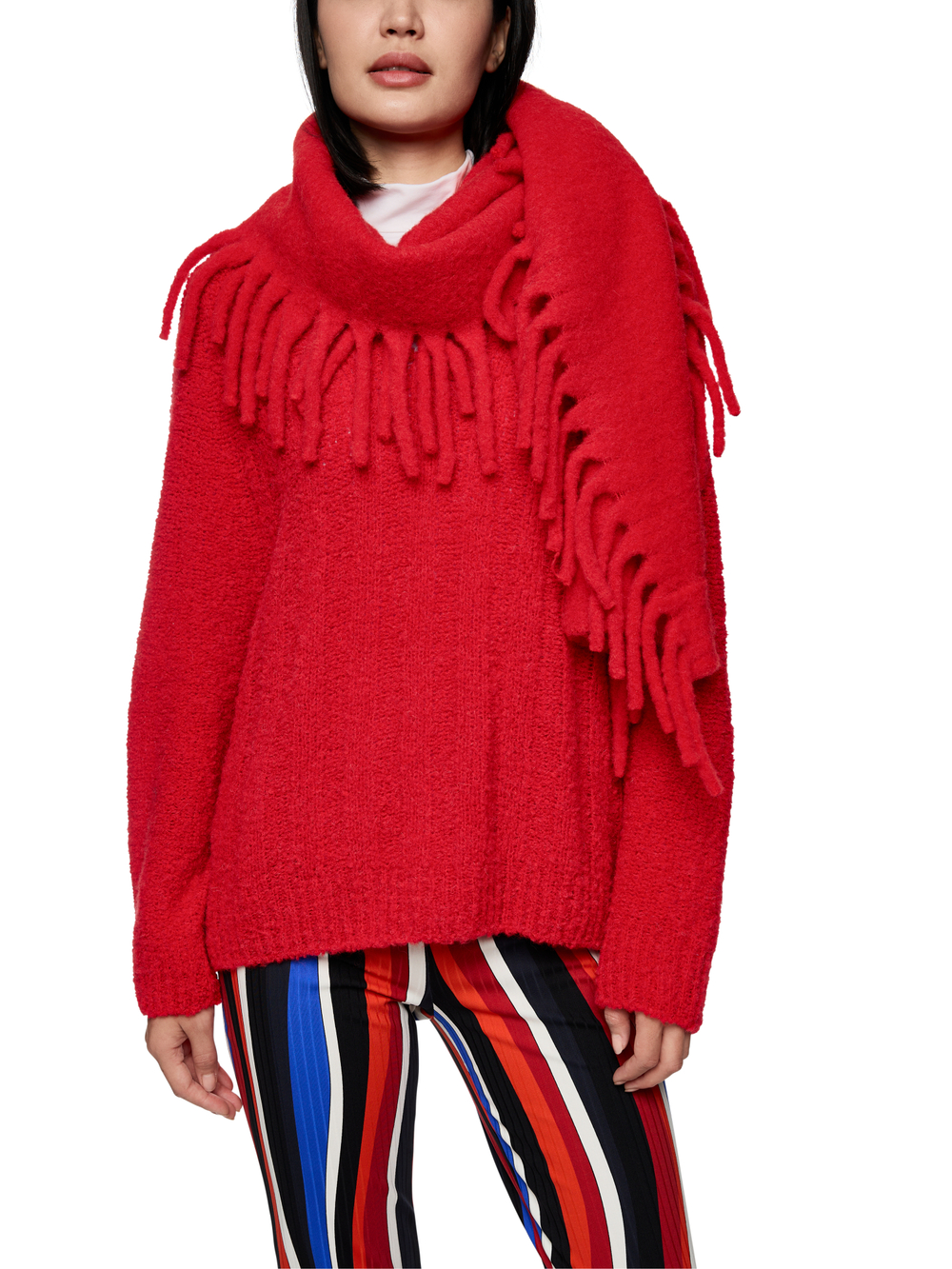 Шарф из шерсти альпака