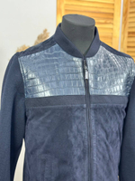 Куртка Zilli вставка кожа крокодила, арт. 462662040