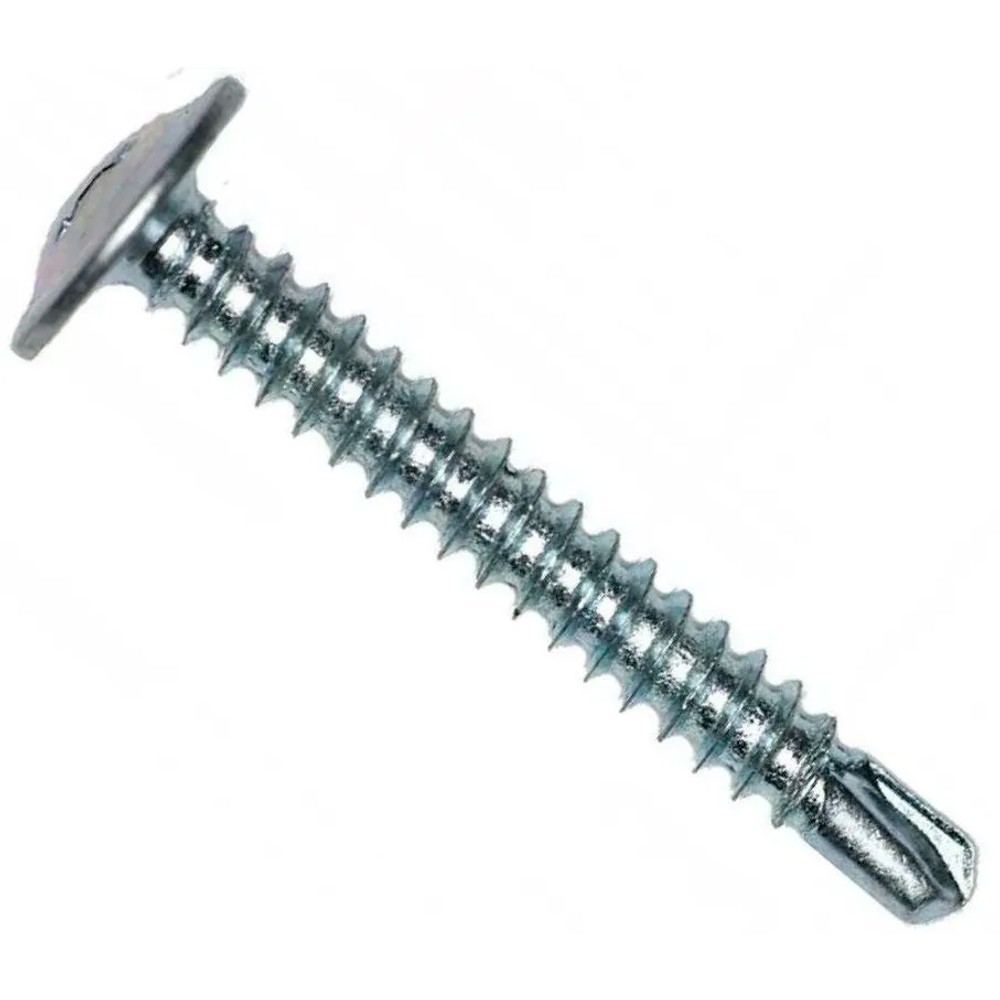 Саморез с прессшайбой 4,2x51 (50) со сверлом, оцинк