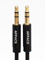 Кабель APPACS (рус.) AP05014, AUX (jack3.5-jack3.5), 1метр
