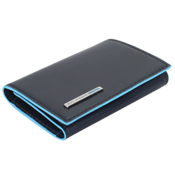 Ключница на кнопке Piquadro Blue square PC1396B2/N