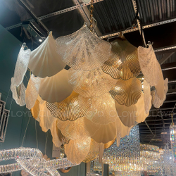 Люстра Cloyd POLYNESIA C21 / Ø80 см - золото (арт.10967)