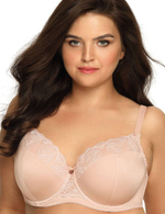 Бюстгальтер Freesia с эффектной вышивкой на чашках (Размер: 85F) (Цвет: черный)