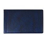 Визитница однорядная на 28 визитных, дисконтных или кредитных карт, синяя, 2054-101