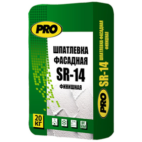 Шпатлевка CenterPro фасадная финишная SR-14 20 кг