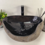 Раковина из речного камня RS-65148 53*45*16 0862