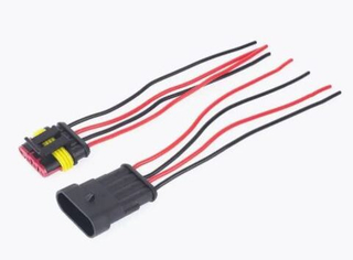 Разъем 4конт папа+мама ГЕРМЕТИЧНЫЙ  SQ-928+927/(1415)