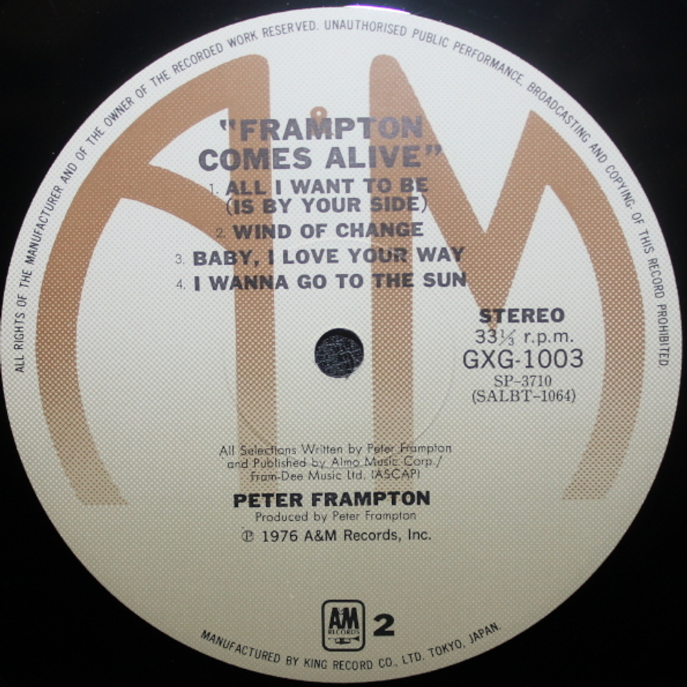 Peter Frampton / Frampton Comes Alive! (2LP)
