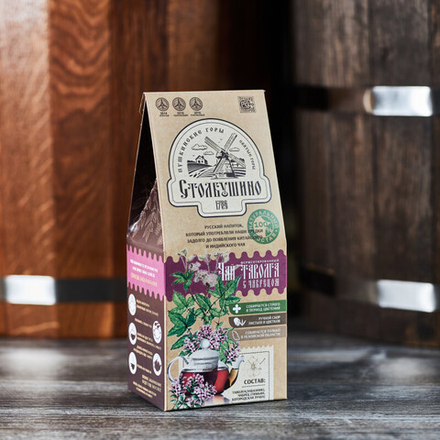 Чай "Столбушинский" Таволга с чабрецом в фирм. коробоч. 60 г