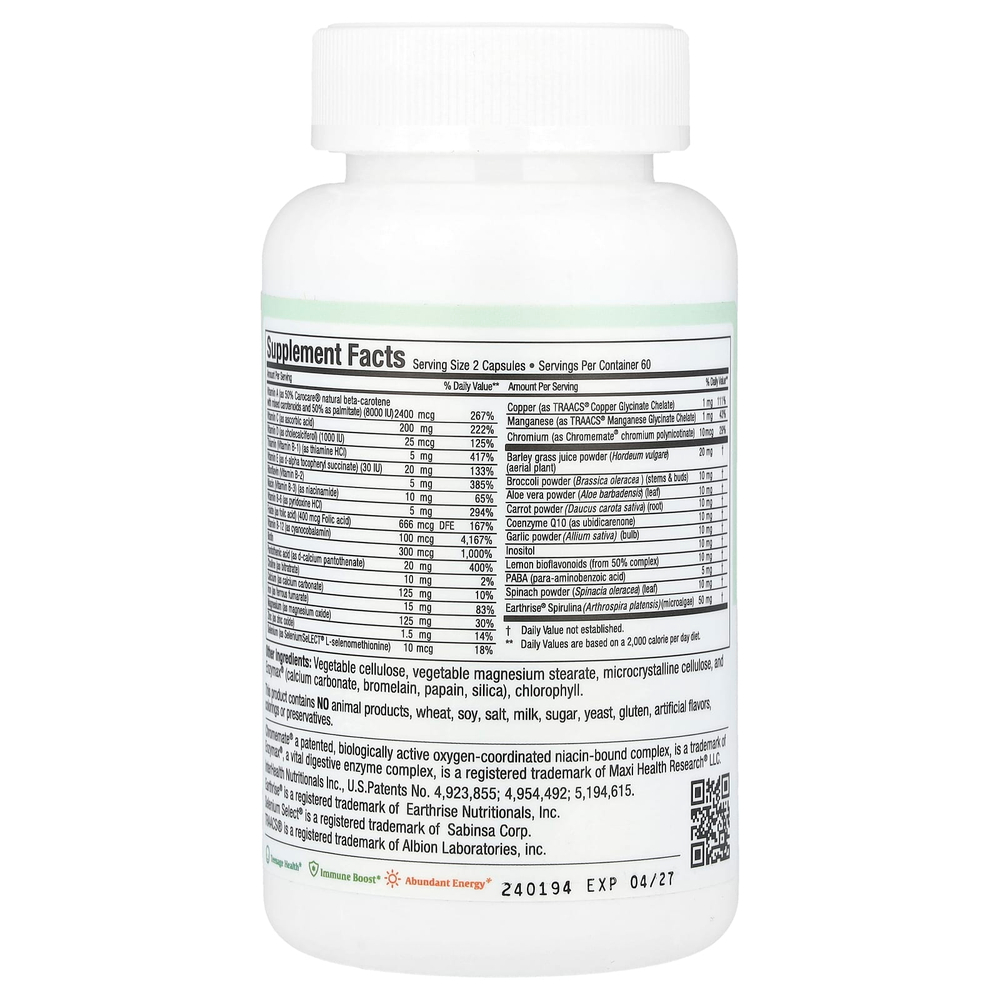 Maxi Health, Maxi Teen Supreme ™, для нее, 120 капсул