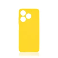 Силиконовый чехол для Tecno Spark 10/10C yellow DF