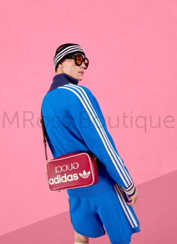 Красная сумка через плечо Gucci adidas Гуччи Адидас премиум класса