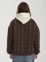 Женский Бомбер Ava Plaid