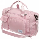 Сумка спортивная «City-sport», водонепроницаемый отдел + 2 кармана + отдел под обувь, цвет розовый, 49*21*29см