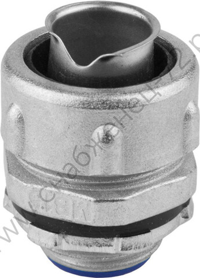 СВЕТОЗАР D=15мм IP54 наружная резьба, Металлическая вводная муфта (60200-15)