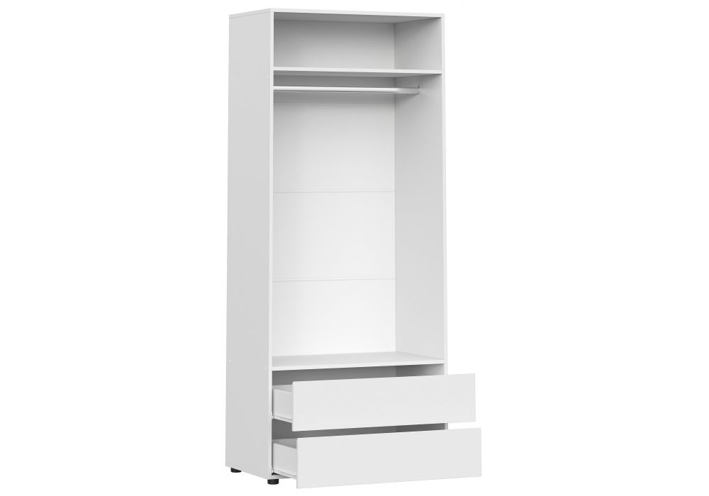 Модульная прихожая Валенсия комплектация 1 белый текстурный