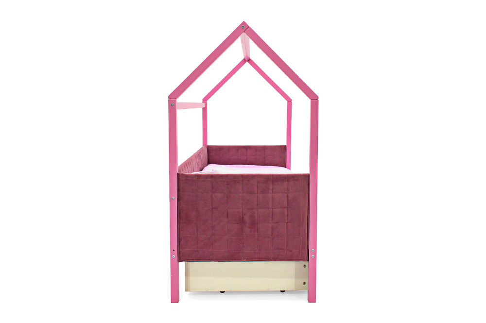 Детская кровать-домик мягкий Бельмарко Svogen лаванда
