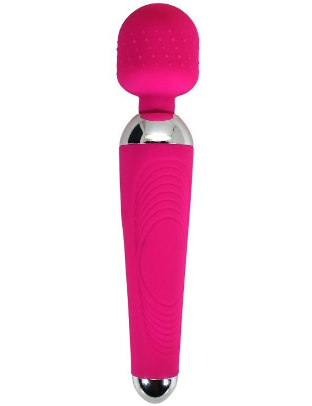 Малиновый жезловый вибратор Frida - 20 см. (Цвет: малиновый)