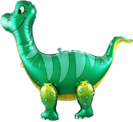 К Ходячая Фигура, Динозавр Брахиозавр, Зеленый, 25"/64 см, 1 шт. (в упаковке)