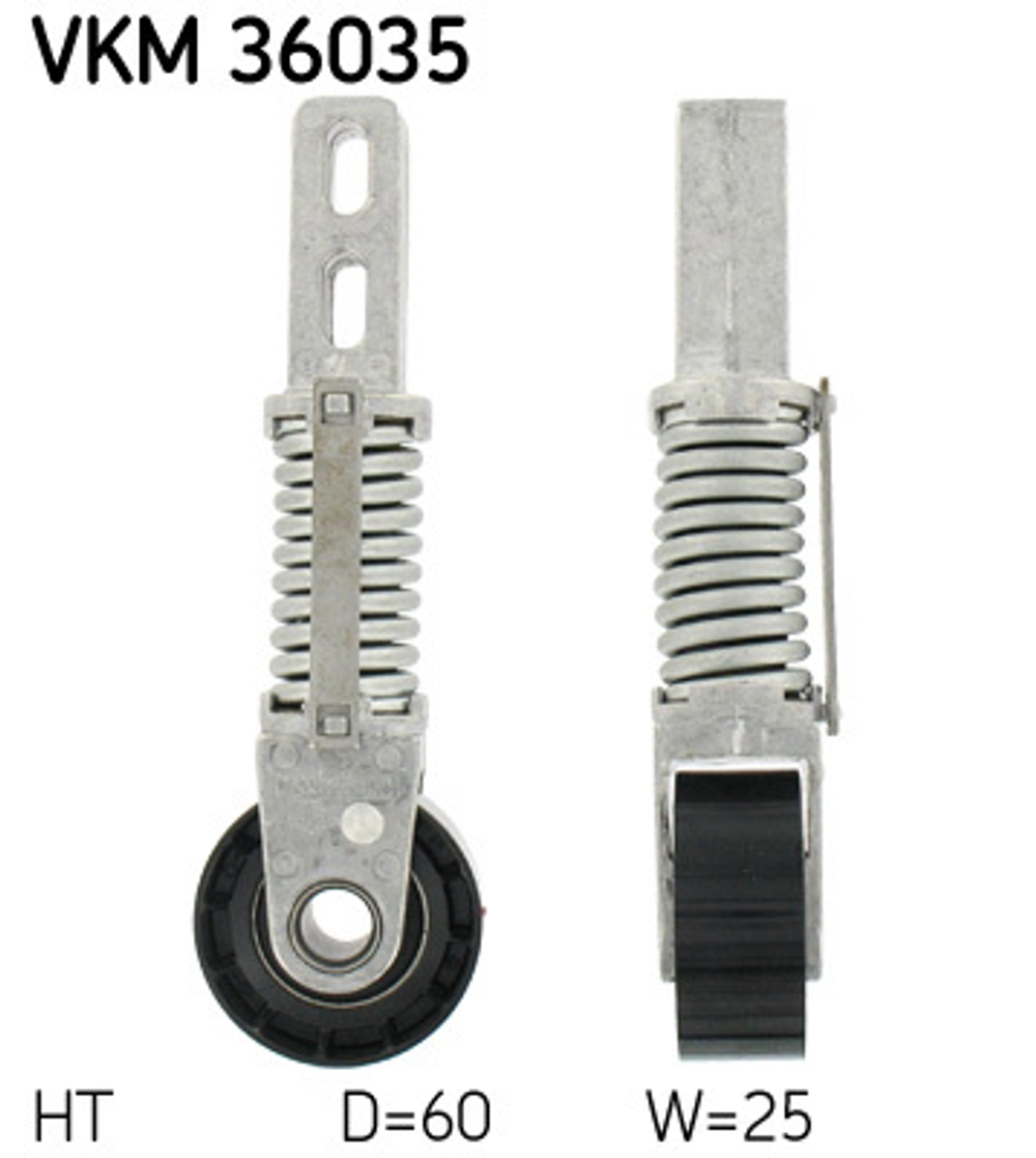 SKF - VKM36035-SKF - Belt Tensioner, V-ribbed belt