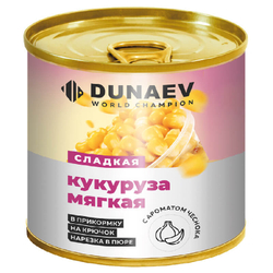 Кукуруза Мягкая DUNAEV металлобанка 400мл, чеснок