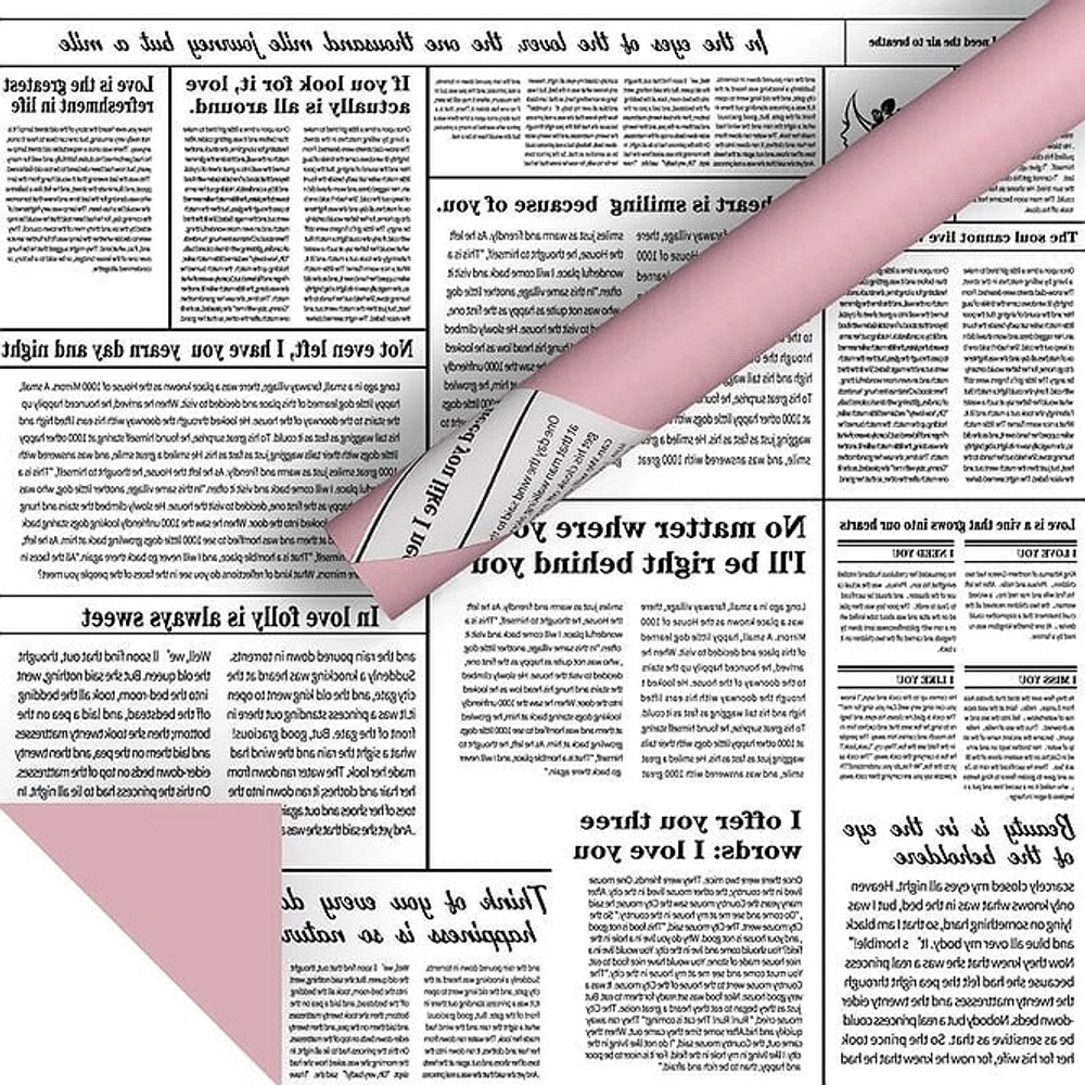 ЛИСТ 2х-ст  "Газета" 58*58/20шт