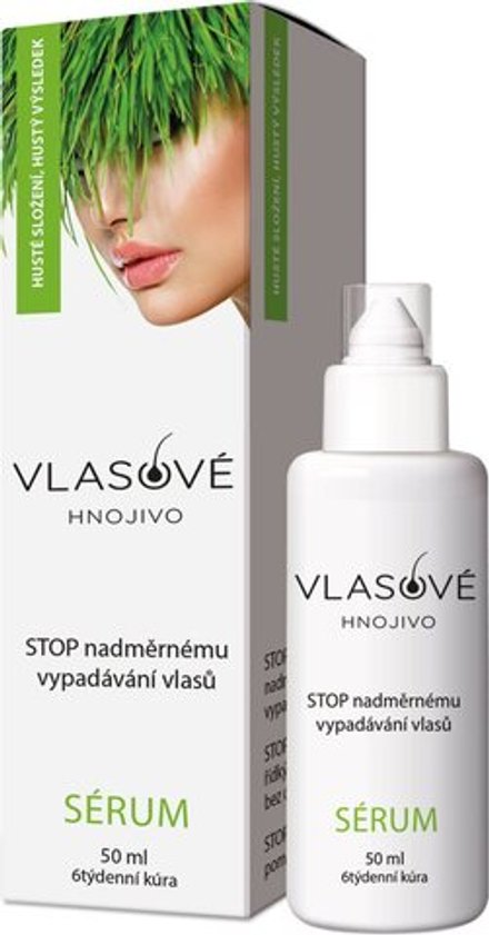 Vlasove hnojivo Serum - сыворотка без ополаскивания против выпадения волос /   50  ml  / GTIN 8594059738561
