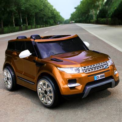 Детский электромобиль "Range-Rover" золотой