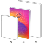 Ежедневник недатированный, А5, 136л., кожзам, Berlingo "Terrain", серебряный срез, с рисунком