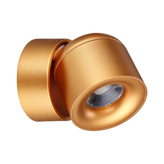 358810 OVER NT21 360 матовое золото Светильник накладной светодиодный IP20 LED 10W 850Лм 4000K 220V GESSO