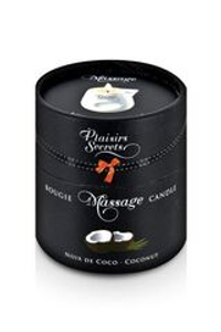 Массажная свеча с ароматом кокоса Bougie de Massage Gourmande Coco - 80 мл.