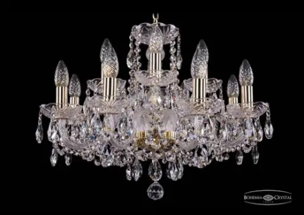 Подвесная люстра Bohemia Ivele 1402/8+4/195/G