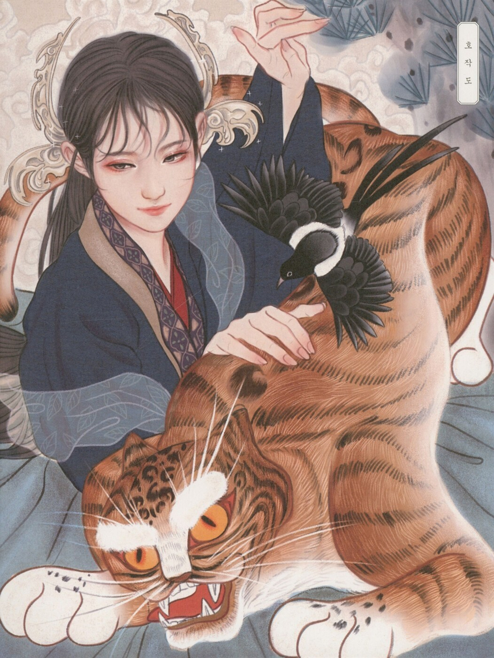 Folk tales and girls. Coloring book