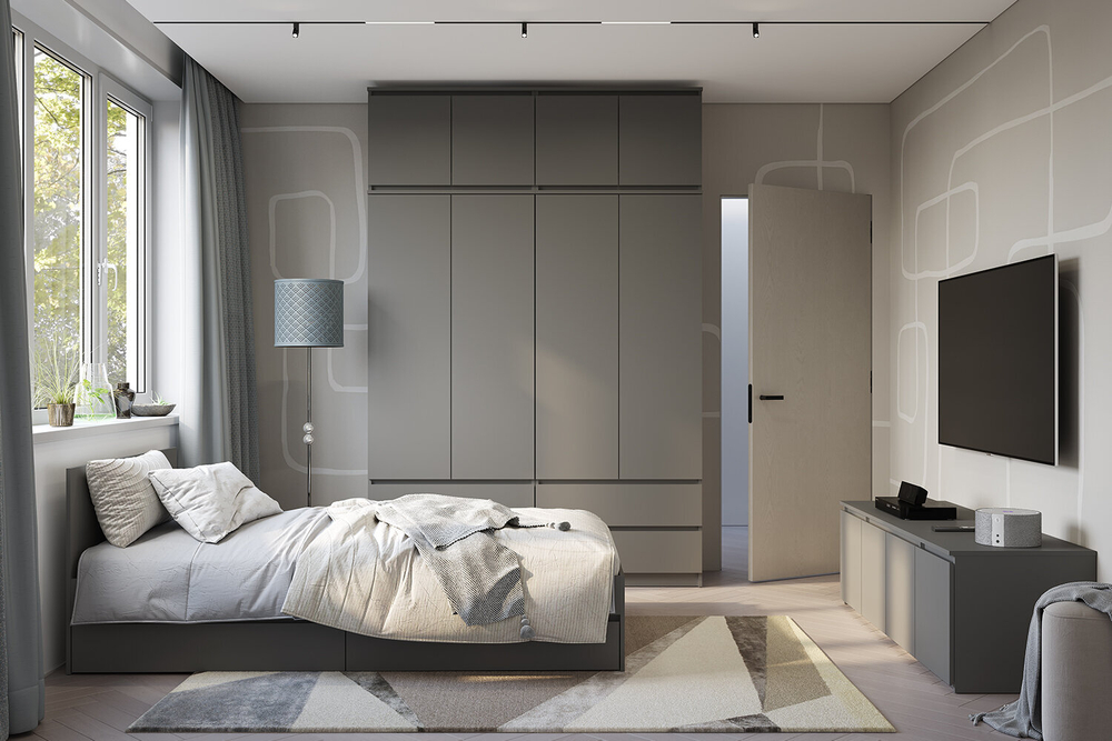 Тумба под телевизор Симпл ТБ-19, графит