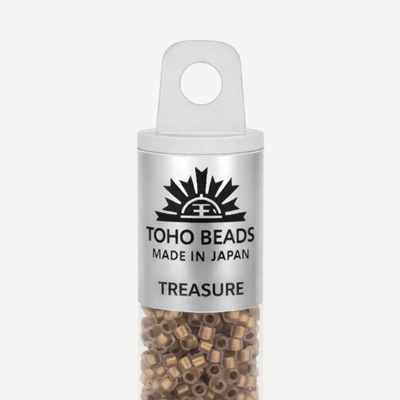 Японский бисер TOHO Treasure (№989FM), с внутренним золочением, матовый