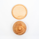 Масленка из дерева Сибирский Кедр для сливочного масла. MS3