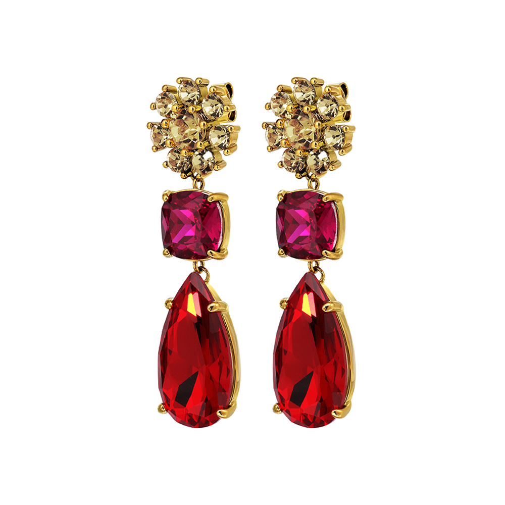 Серьги Dyrberg Kern MISIA SG RED / PINK 470093