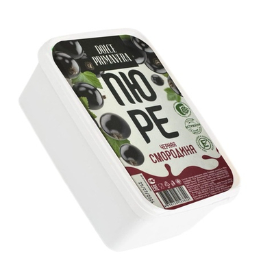 Пюре замороженное Черная смородина «Dolce Primavera» 1 кг