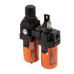 WDK-70140 Блок подготовки воздуха 1/2" с влагоотделителем, регулятором, лубрикатором и манометром