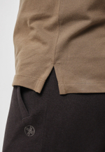 Поло с длинным рукавом SHANYRAQ KHAKI