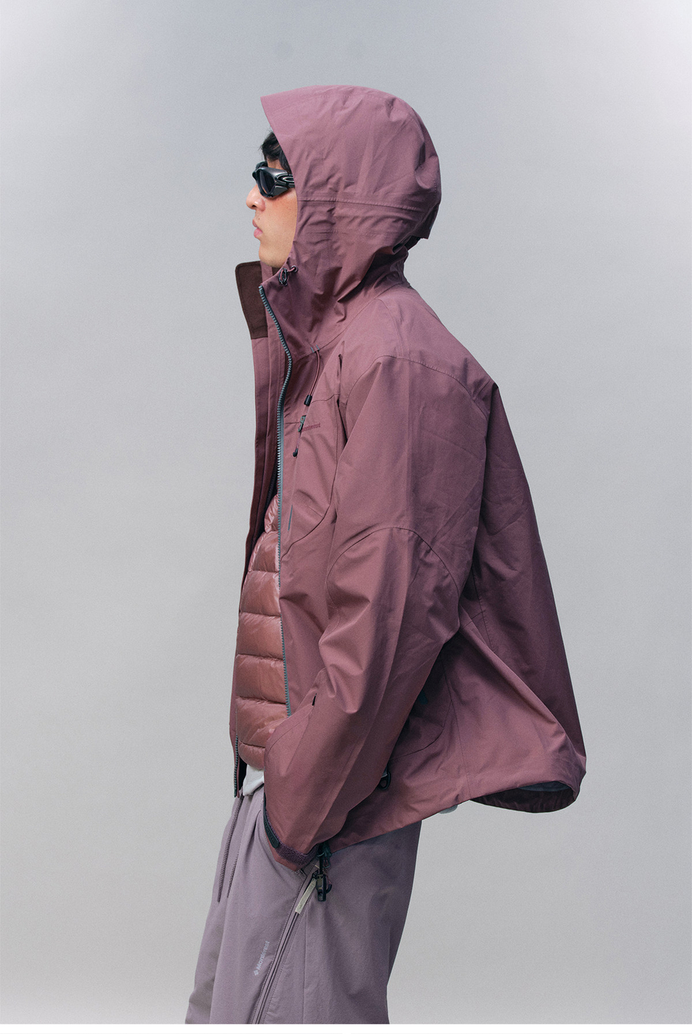 Куртка Nothomme Monterest 3-in-1 Outdoor C6 бордовый