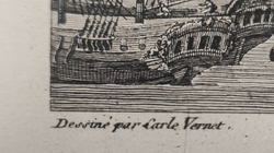 Взятие французами Ливорно 27 июня 1796 года Гравюра из альбома Военные кампании Франции. Париж. 1834