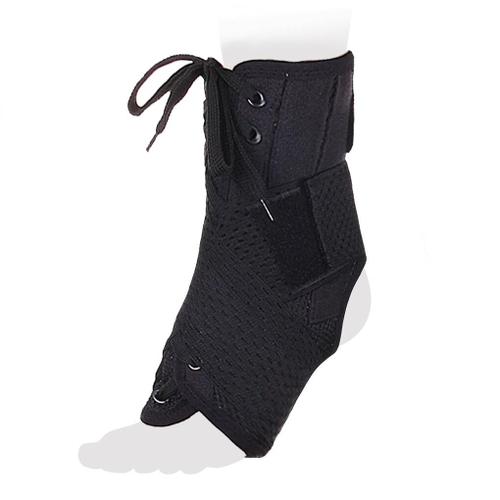 Бандаж на голеностопный сустав со шнуровкой и ребрами жесткости Экотен AS-ST/M