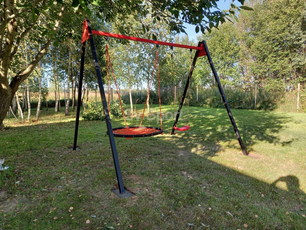 Монтаж уличных качелей Sv Sport