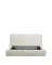 Кровать Martina со съемным чехлом из шенилла цвета экрю 160 x 200