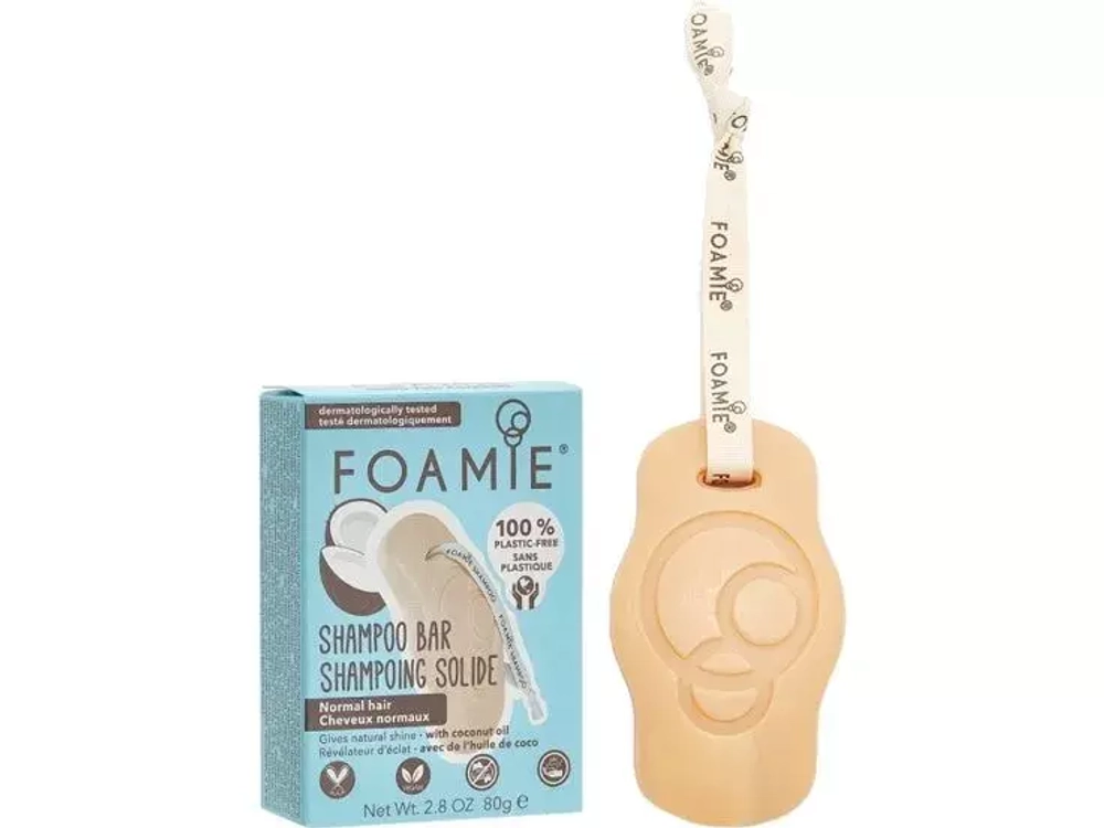 Foamie, твердый шампунь для волос Shake Your Coconuts для нормальных волос