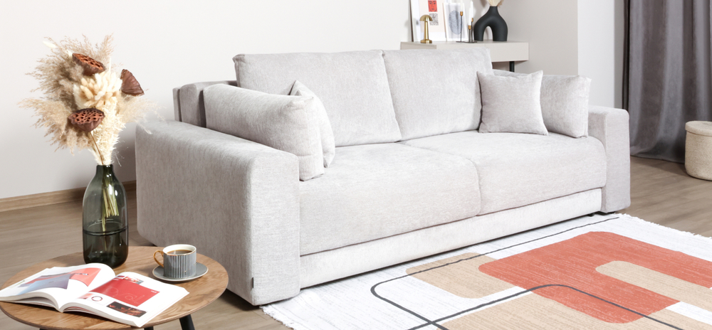 Диван Босс Прайм Вельвет Корд серый