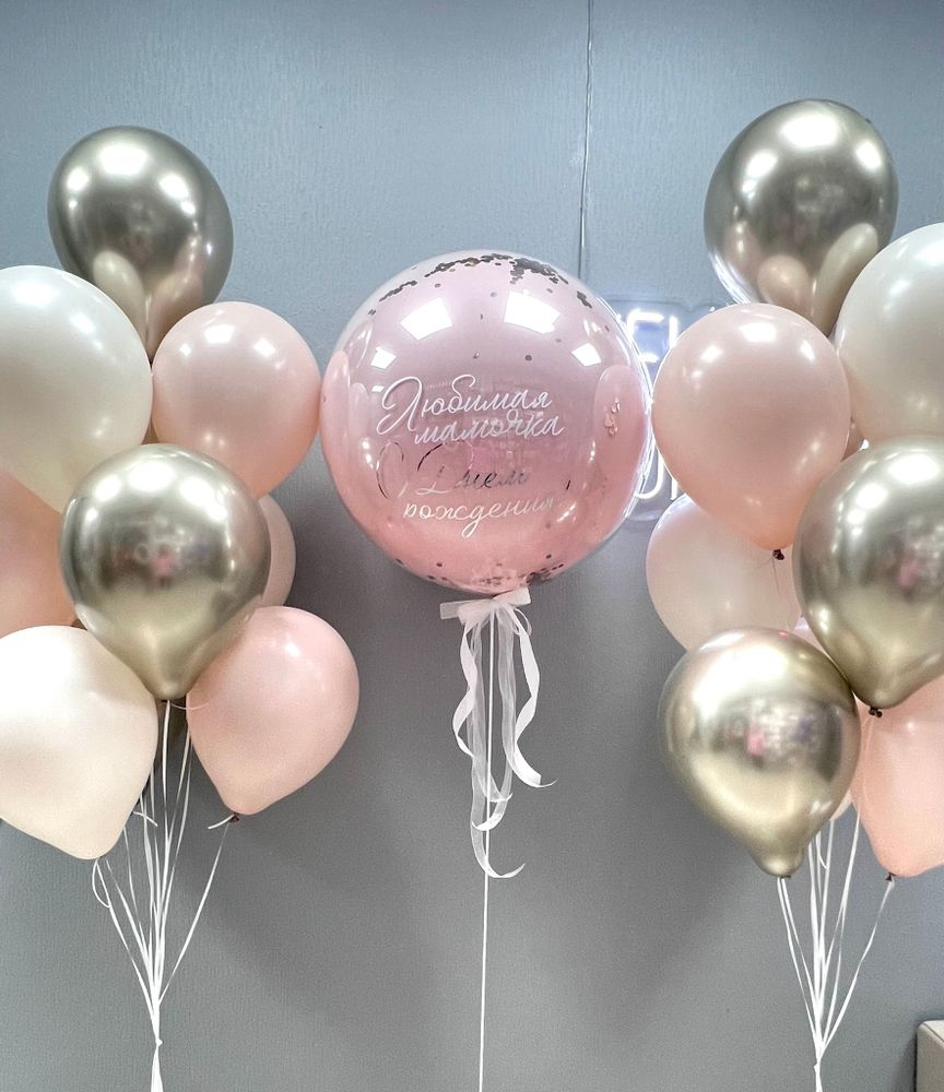 Фотография в шаре на День мамы