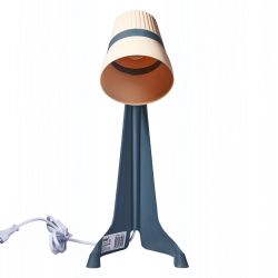 ULO-K22 D-E14-A BLACK-CREAM Светильник настольный. 40W. Цоколь E14. Механический выключатель. Черный с кремовым. ТМ Uniel